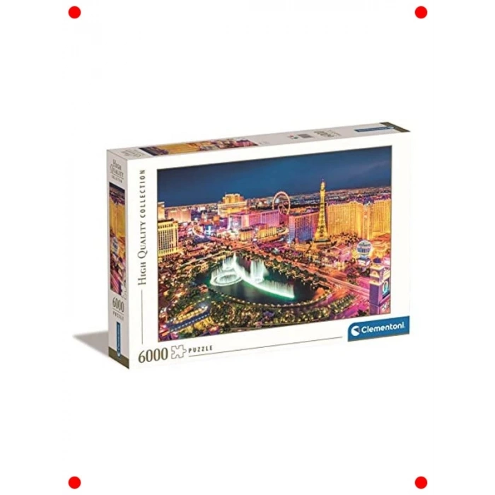 Las Vegas Manzaralı Dev 6000 Parça Yapboz