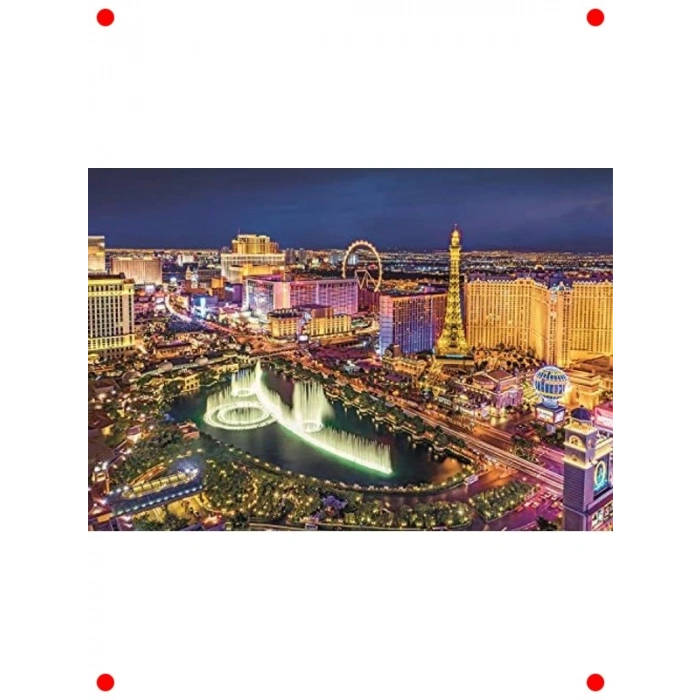 Las Vegas Manzaralı Dev 6000 Parça Yapboz