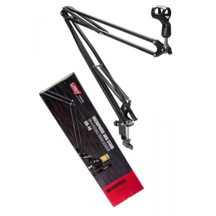 Lastvoice NB40 Stüdyo Masa krofon Standı (50x50  Boy) Siyah