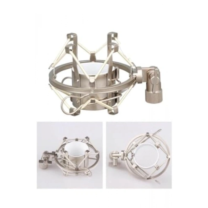 Lastvoice SHM-02  Stüdyo krofon Gri Shock Mount (Metal)