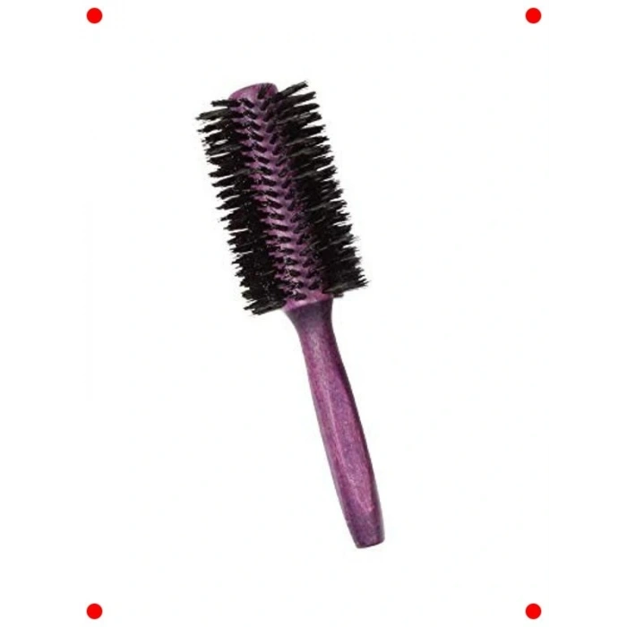 Lavanta Ahşap Saplı fesyonel Fön Fırçası