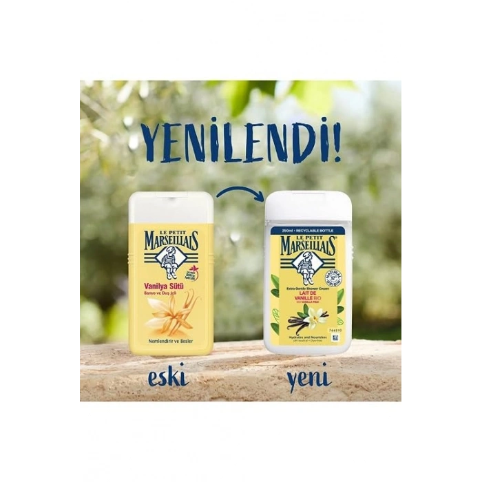 Le Petit Marseillais Duş Jeli Vanilya Sütü (250 ml)