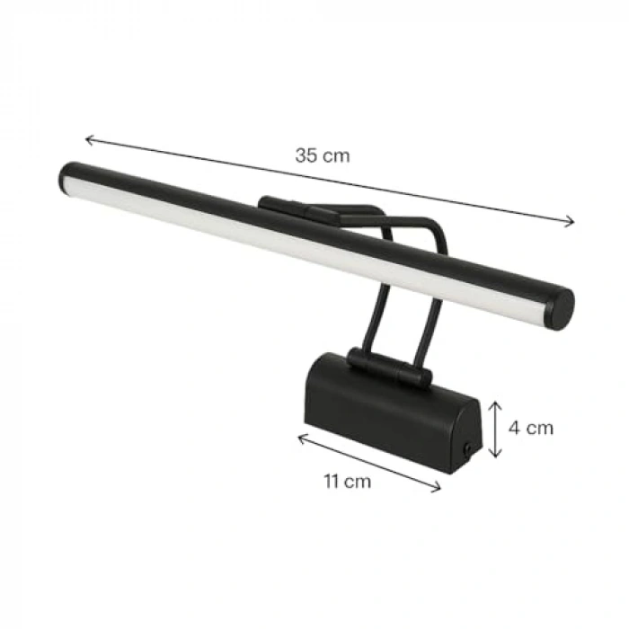 LED Flüt Resim Aplik, Gün Işığı Aydınlatma, 35 cm