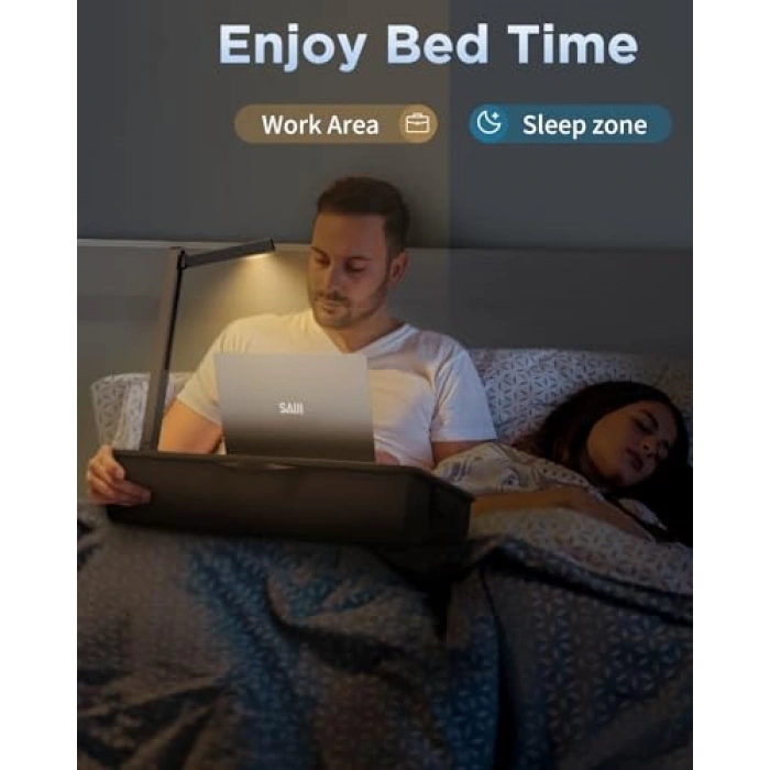 Led Işık ve Telefon Tutacağı ile Dizüstü Bilgisayar Lap Maı