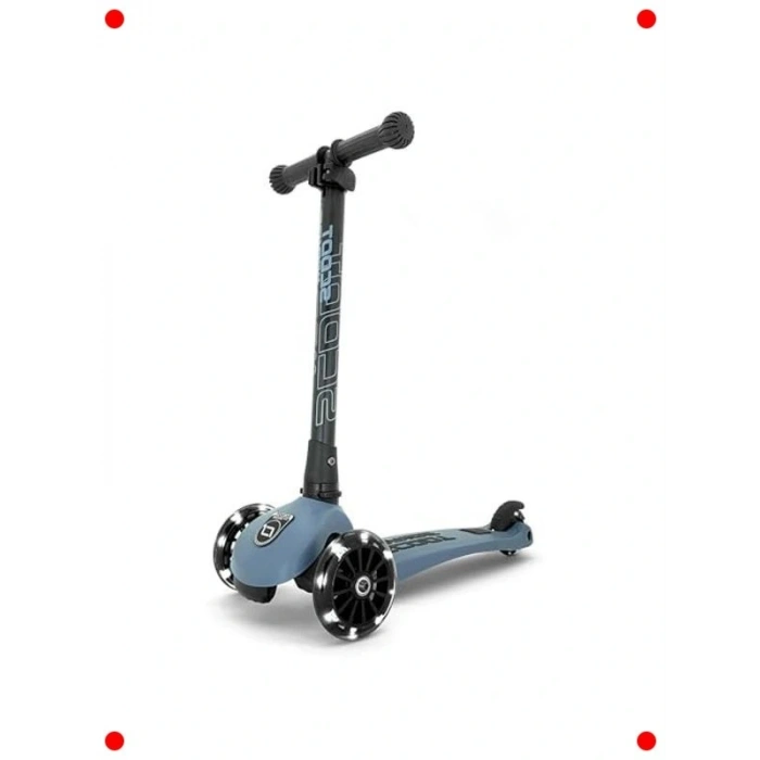 LED Işıklı Çocuk Scooterı - Çelik Gövdeli (3 Tekerlekli)