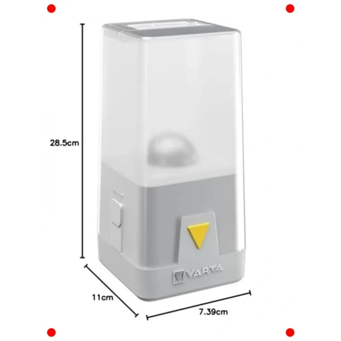 LED Kamp Feneri, Kısma & Renk Modlu, Pilli