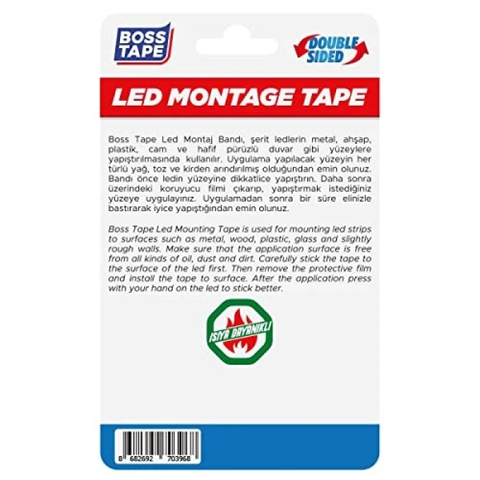 LED Şerit Yapıştırma Bandı, Şeffaf Tasarım ile Kullanım Kolaylığı
