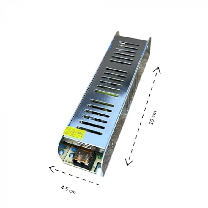 LED Trafo Adaptör, 150W 12V, Şerit LED ve CCTV Uyumlu