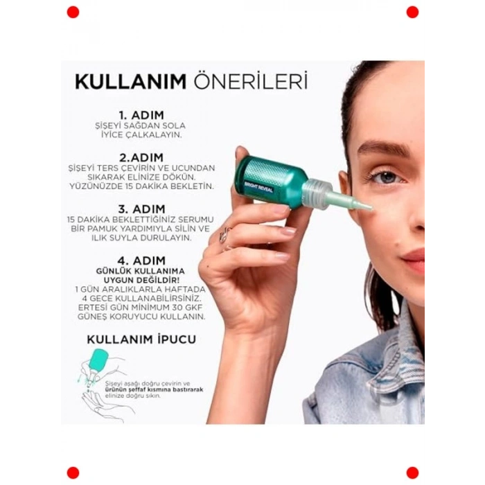 Leke Karşıtı Yenileyici Peeling Serum - AHA BHA PHA 25 ml