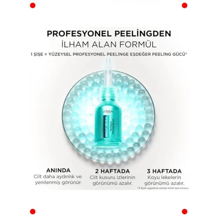 Leke Karşıtı Yenileyici Peeling Serum - AHA BHA PHA 25 ml