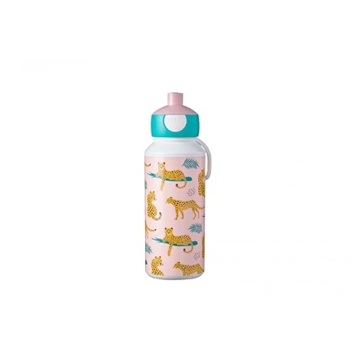 Leopar Desenli Mepal Su Şişesi, 400 mL Kapasite
