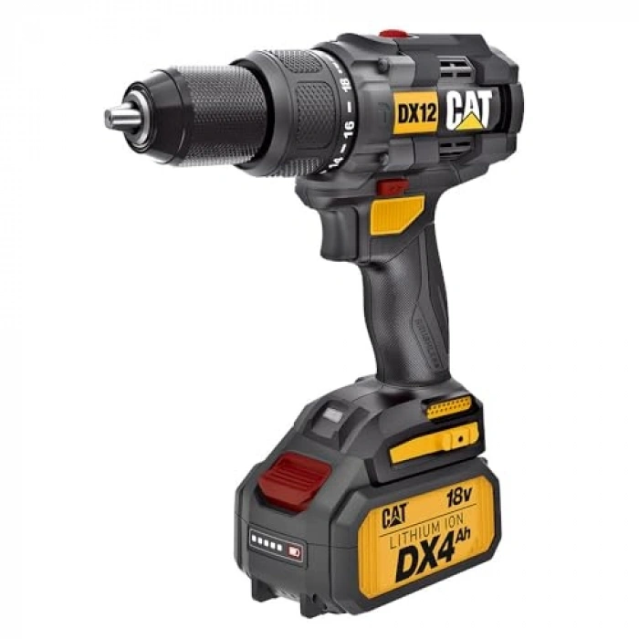 Li-ion Çift Akülü Şarjlı Matkap, 18 Volt/4.0Ah Kapasite