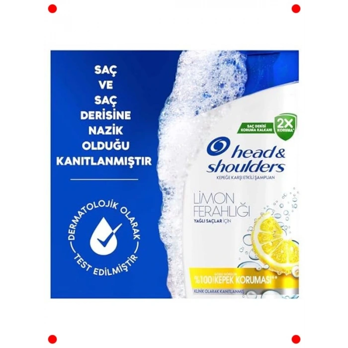 Limon Ferahlığı Kepek Karşıtı Şampuan 330 ml