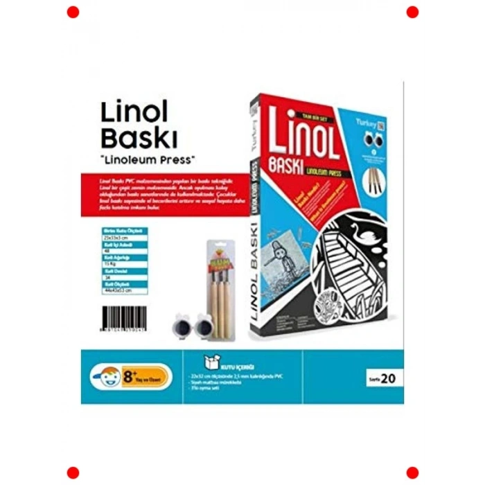 Linol Baskı Sanatı Başlangıç Seti