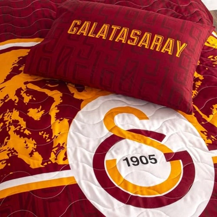 Lislı Gs Şlı Aslan Yatak Örtüsü Tek Kişilik