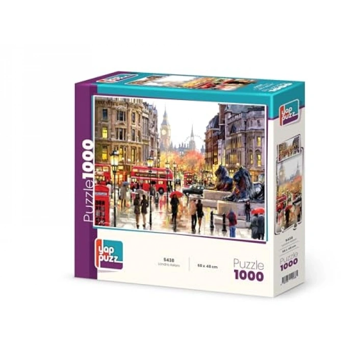 Londra Aslanı Yapboz: 1000 Parça Eğlenceli Puzzle