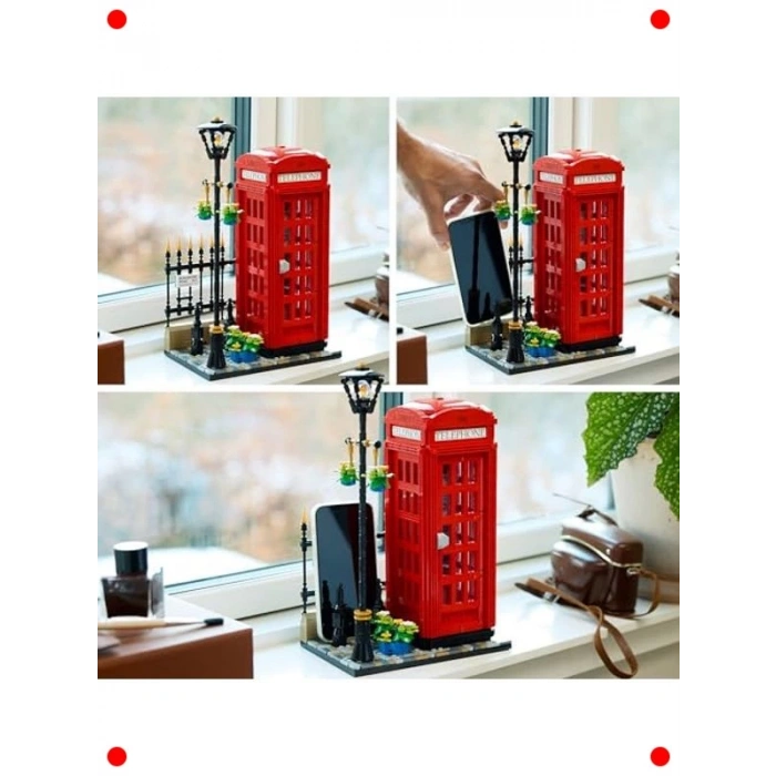 Londra Kırmızı Telefon Kulübesi Yapım Seti