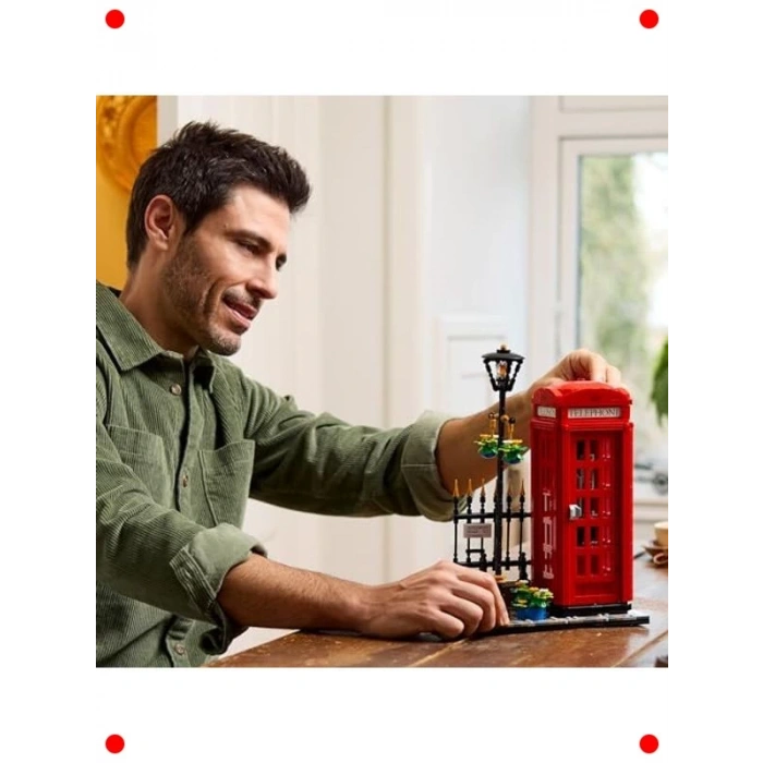 Londra Kırmızı Telefon Kulübesi Yapım Seti