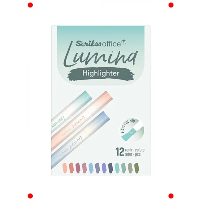 Lotus Rengi Fosforlu Kalem (12li Paket)