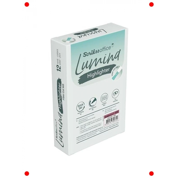 Lotus Rengi Fosforlu Kalem (12li Paket)