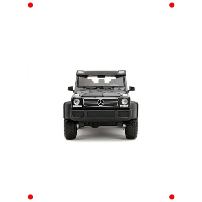 Lüks Arazi Aracı Model Araba 1:24 - Gri Kamuflaj