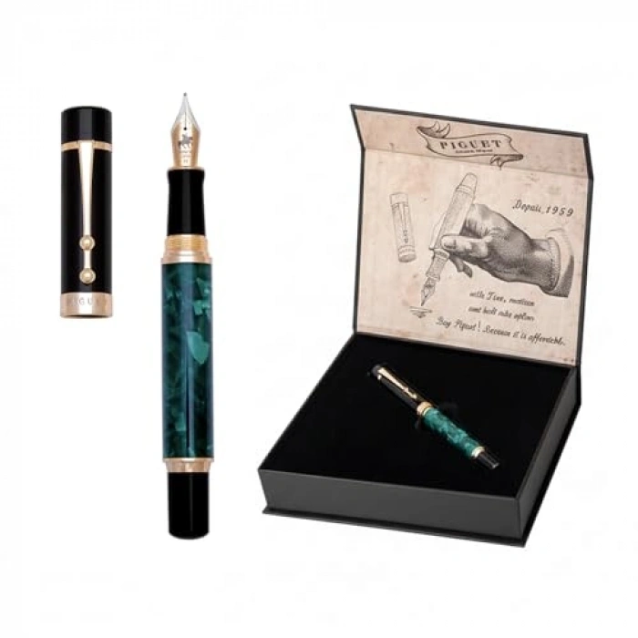 Lüks Dolma Kalem Seti - Taurus Serisi, Altın Kaplama