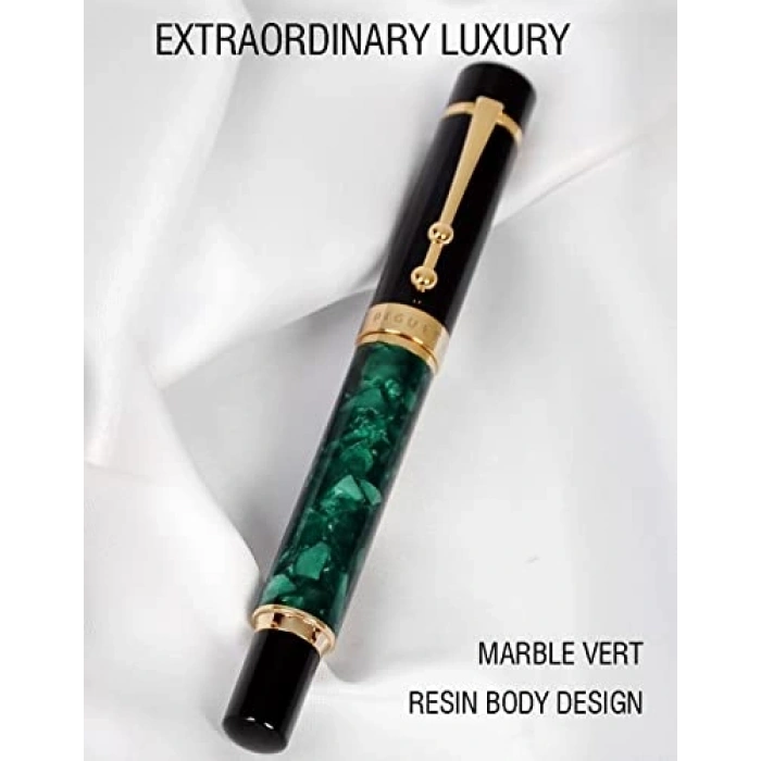 Lüks Dolma Kalem Seti - Taurus Serisi, Altın Kaplama