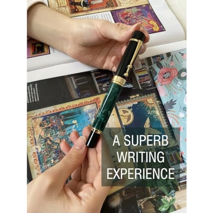 Lüks Dolma Kalem Seti - Taurus Serisi, Altın Kaplama