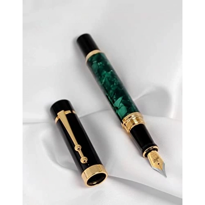 Lüks Dolma Kalem Seti - Taurus Serisi, Altın Kaplama