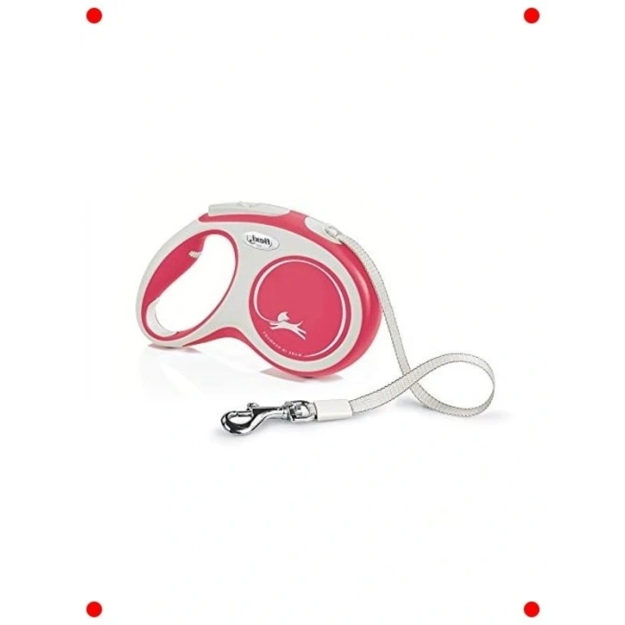 M Beden Kırmızı 5MT Şerit Köpek Tasması