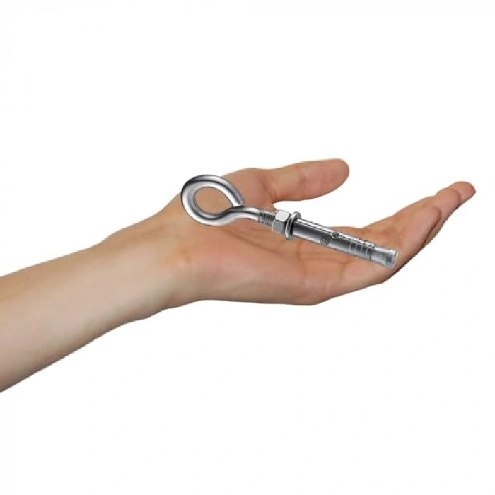 M8 kancalı çelik dübel seti, 5 adet, dayanıklı