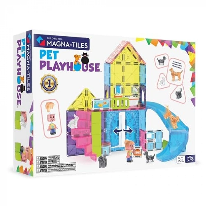 MAGNATILES Pet Playhouse 50 Parça