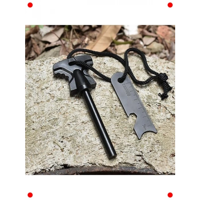 Magnezyum Ateş Başlatıcı Bar - 8mm x 8.5cm - Kamp