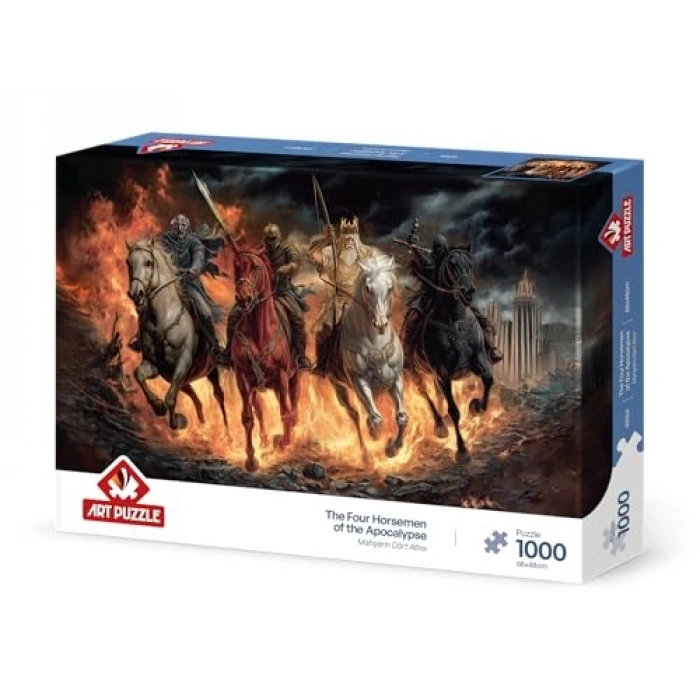 Mahşerin Dört Atlısı Temalı 1000 Parça Puzzle Seti