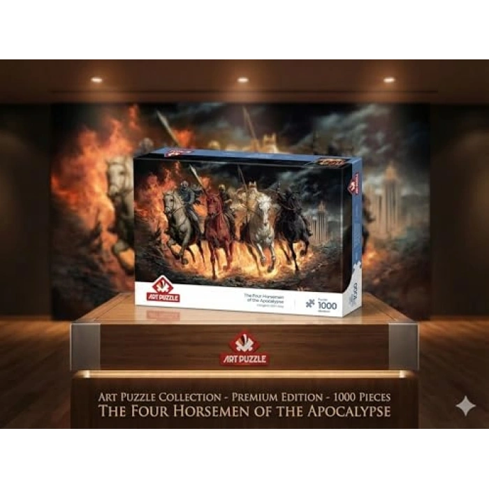 Mahşerin Dört Atlısı Temalı 1000 Parça Puzzle Seti