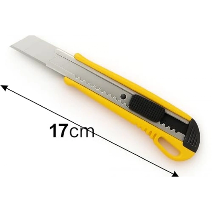 Maket Bıçağı Seti - 10 Yedek Bıçaklı, 18 mm