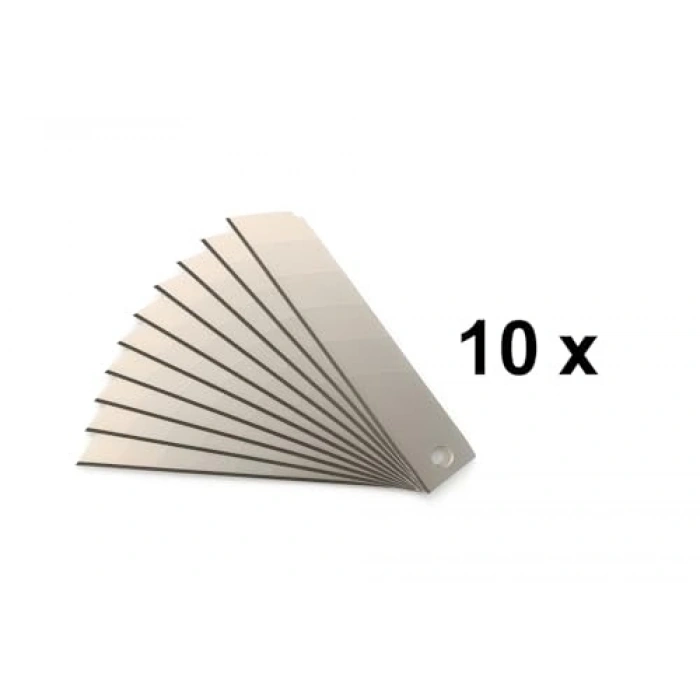 Maket Bıçağı Seti - 10 Yedek Bıçaklı, 18 mm