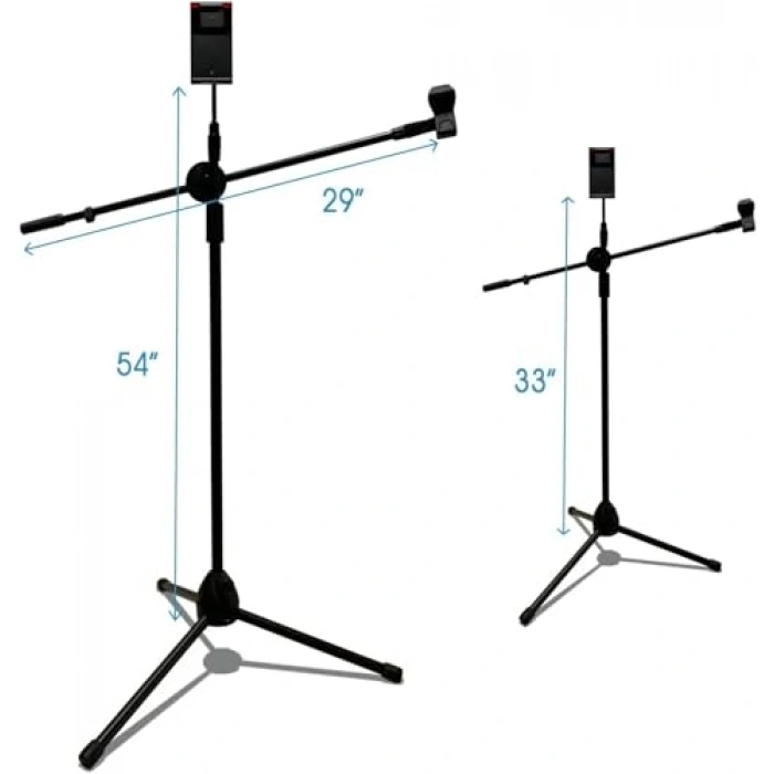 Maksimum 190 cm Uzunlukta Ayarlanabilir Krofon Standı