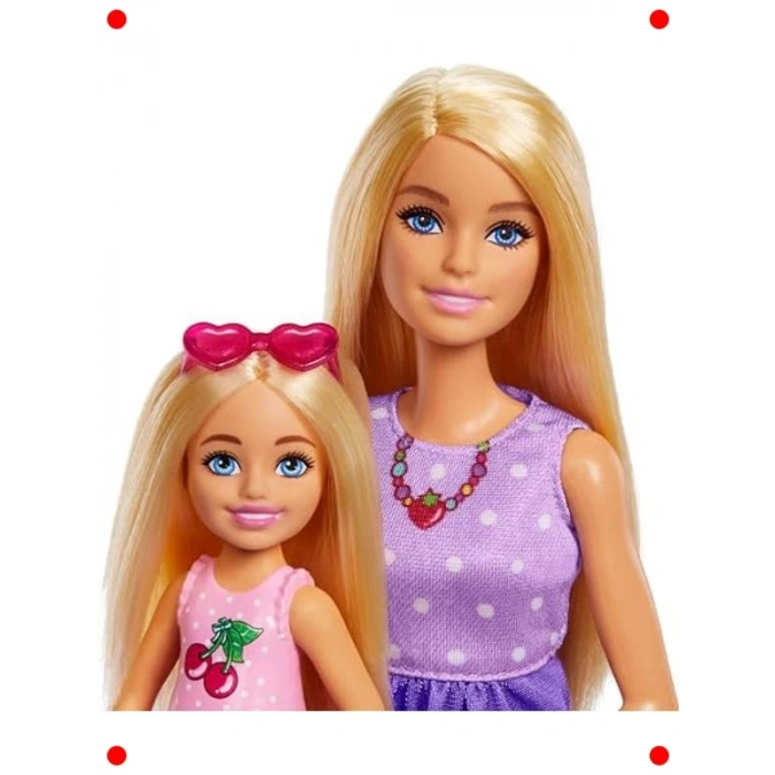 Malibu ve Chelsea Piknik Seti - 2 Bebek, 9 Aksesuar