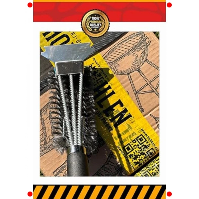 Mangal Izgara Temizleme Fırçası, 41 cm, Dayanıklı