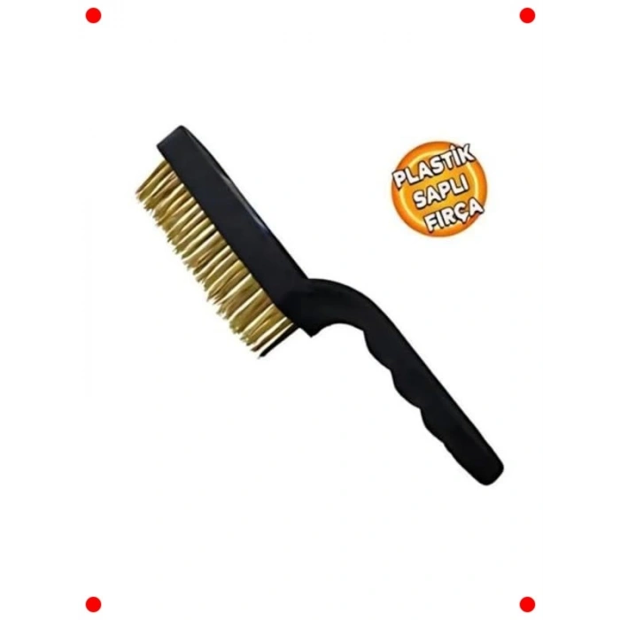 Mangal Izgara Temizleme Tel Fırçası - Plastik Sap