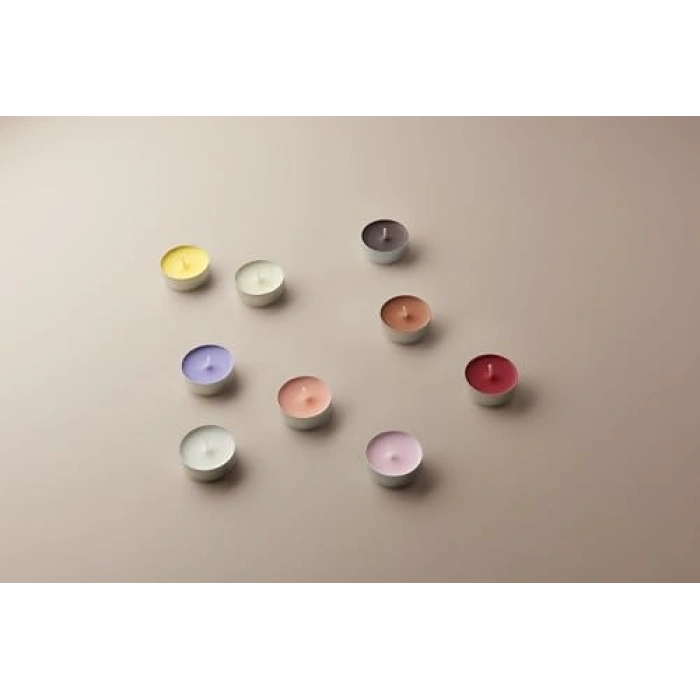 Mango Kokulu 30lu Tealight Mum Seti, Doğal Özler İle