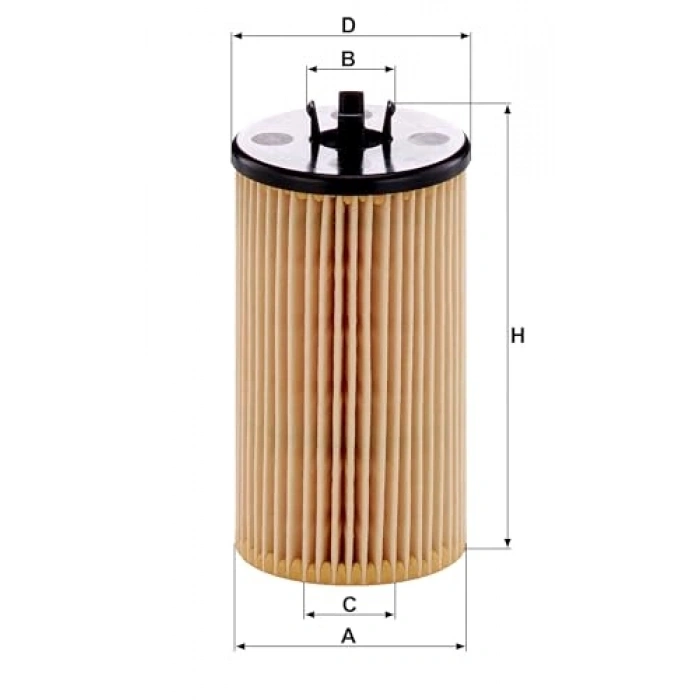 MANN-FILTER HU 612/2 x Yağ Filtresi (Opel)