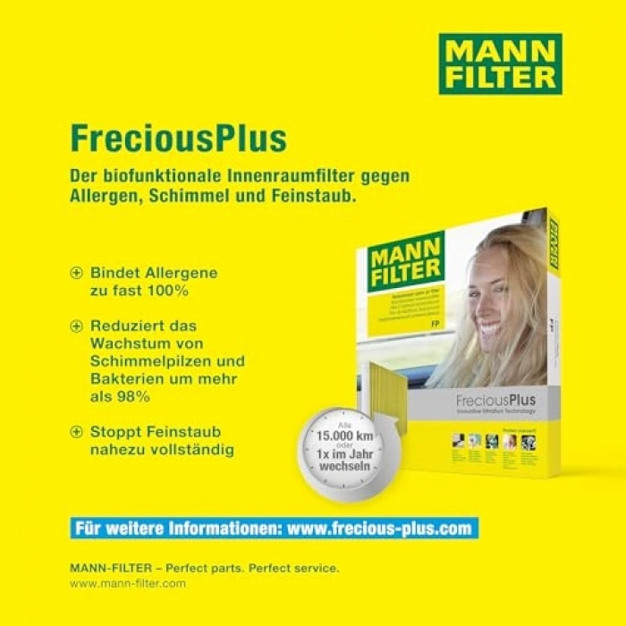 MANN-FILTER Kabin Filtresi FP 2436 (Ford)