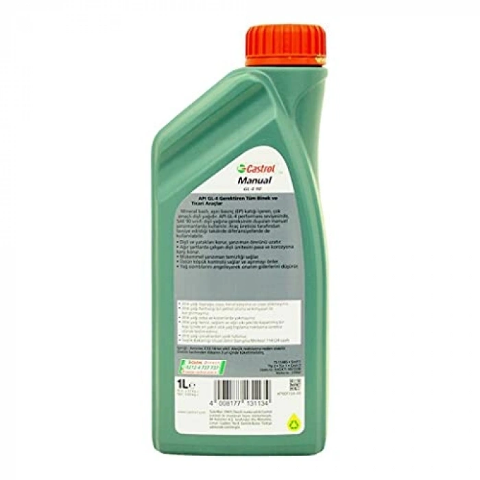 Manuel Trksiyon Yağı, 1 Litre Kapasite ile Yüksek Performans Sağlar