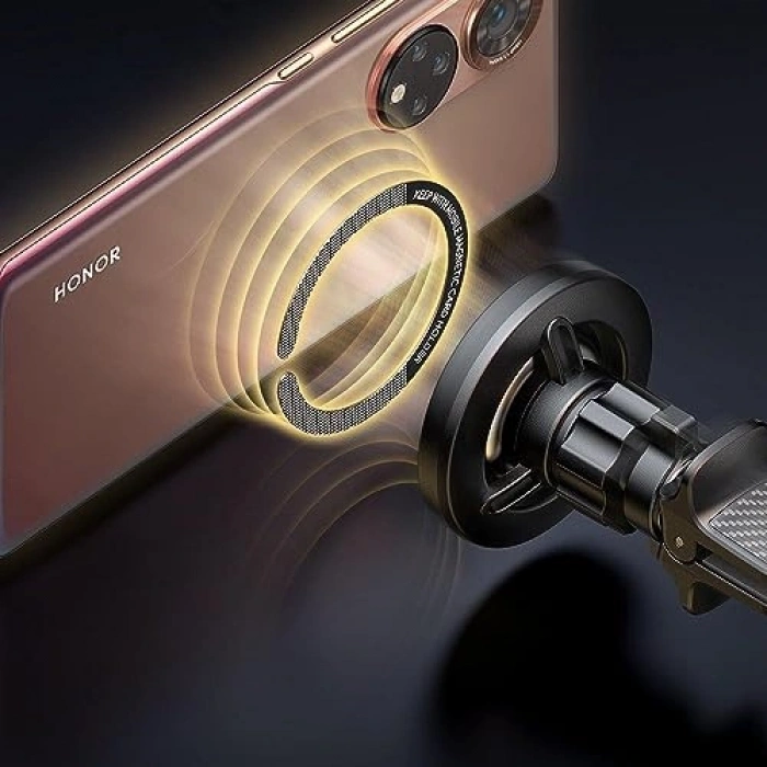 Manyetik Araç İçi Telefon Tutucu, 360° Dönebilir