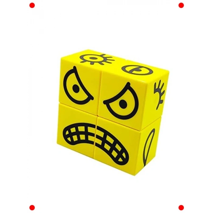 Manyetik Küp Suratlar Puzzle Seti