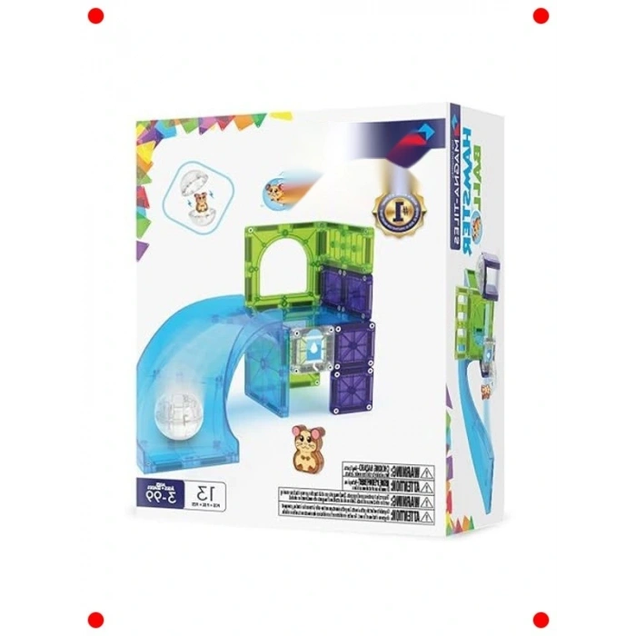 Manyetik Yapı Seti - 13 Parça Eğlenceli Top