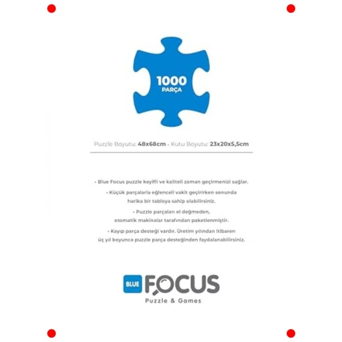 Manzara Yapbozu - Colmar, 1000 Parça