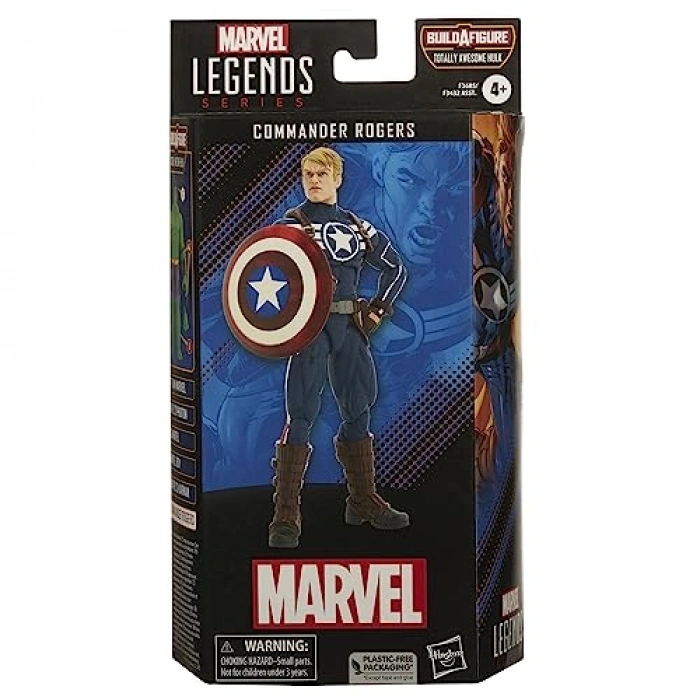 Marvel Cocs - Marvel Legends Commander Rogers Aksiyon Figürü (Totally Awesome Hulk BAF)